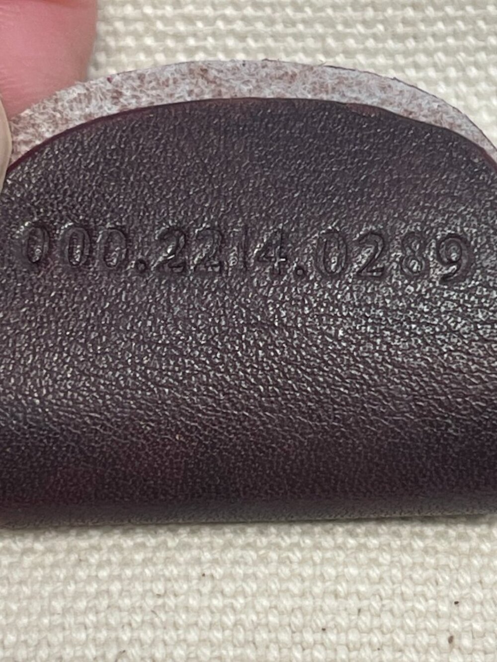 Gucci Vintage Bamboo Top Handle Shoulder Bag in Burgundy Leather - Preowned - Picture 7 of 14